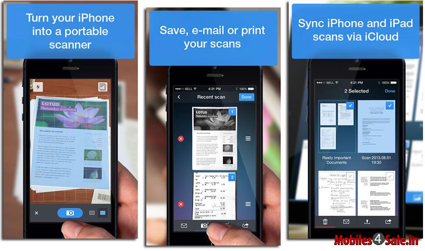 Scanner Pro App for iPhone Scanner Pro App for iPhone