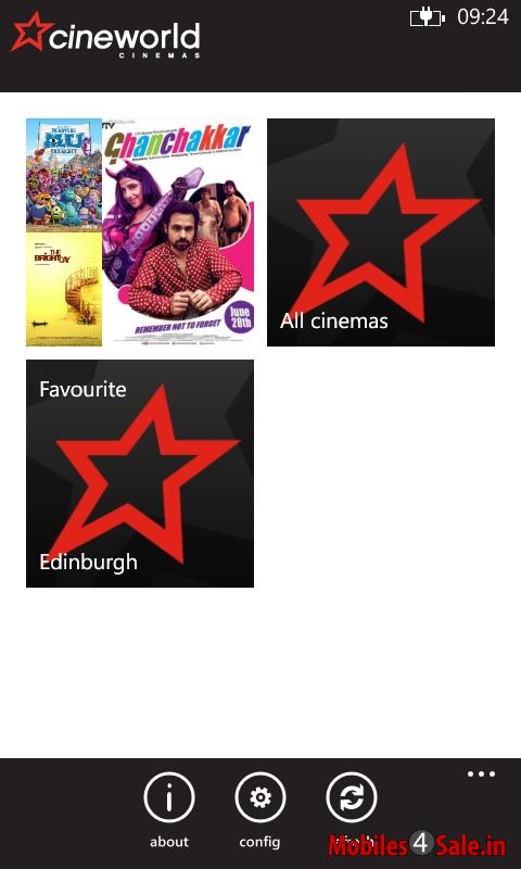 Cine World App for Windows Phone Cine World App for Windows Phone