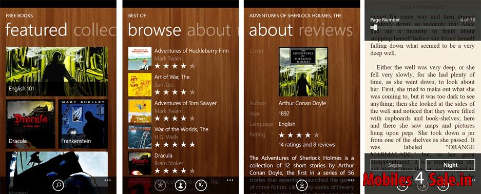 Free Books App for Windows Phone Free Books App for Windows Phone
