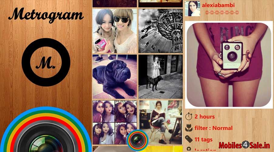 Metrogram App for Windows Phone Metrogram App for Windows Phone