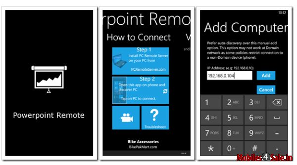 Power Point Remote App for Windows Phone Power Point Remote App for Windows Phone