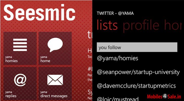 Seesmic App for Windows Phone Seesmic App for Windows Phone