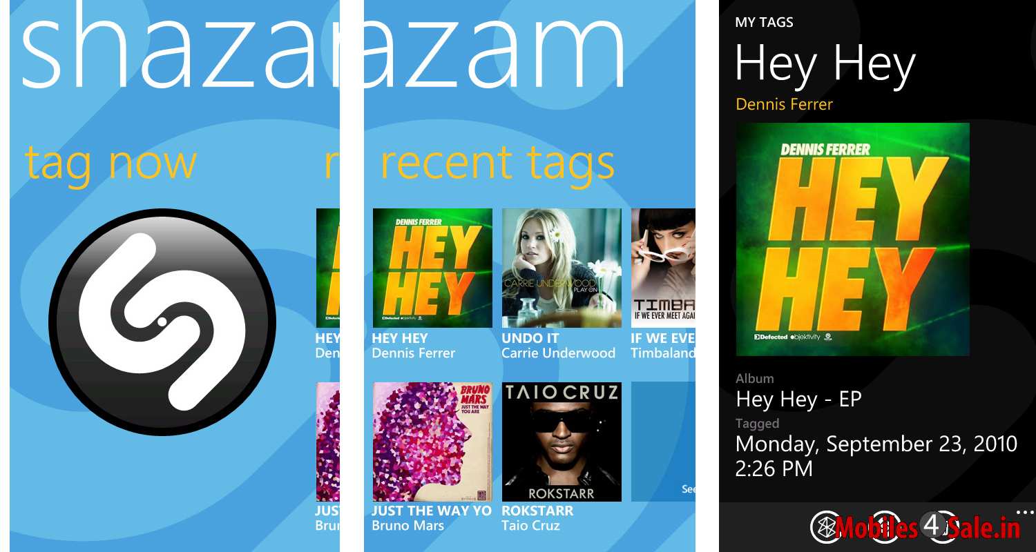 Shazam App for Windows Phone Shazam App for Windows Phone