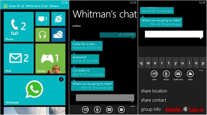 WhatsApp for Windows Phone WhatsApp for Windows Phone