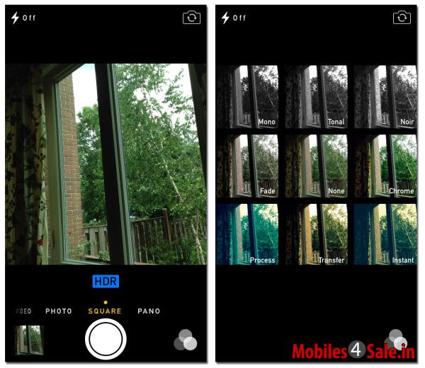 iOS 7 Camera App