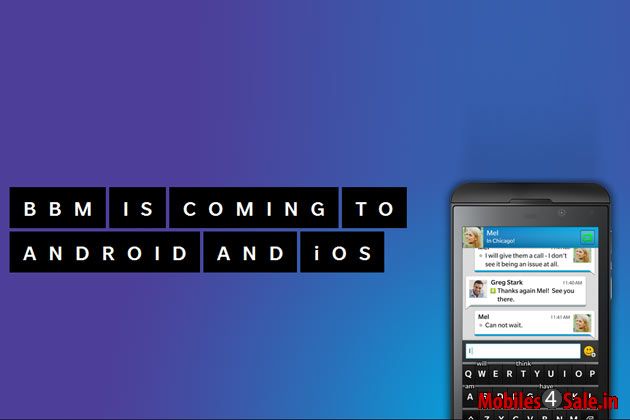 BBM to Android and iOS