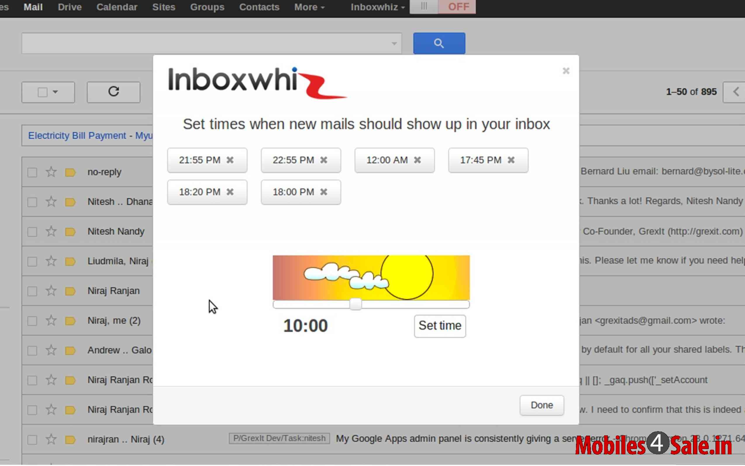 Inboxwhiz Helps You To Check Mails At Particular Intervals