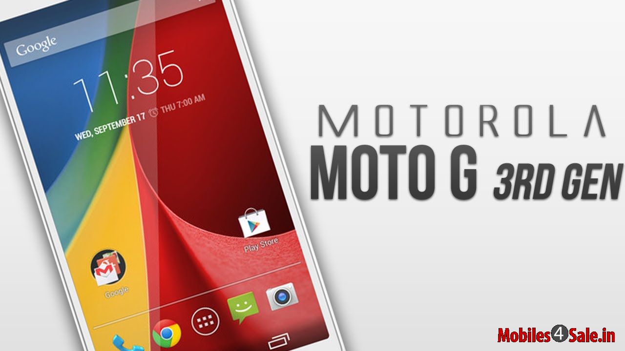 Moto G 3rd Generation