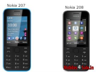 Nokia 207 and Nokia 208