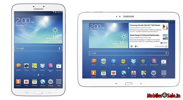 Samsung Galaxy Tb 3 8 inch and 10.1 inch