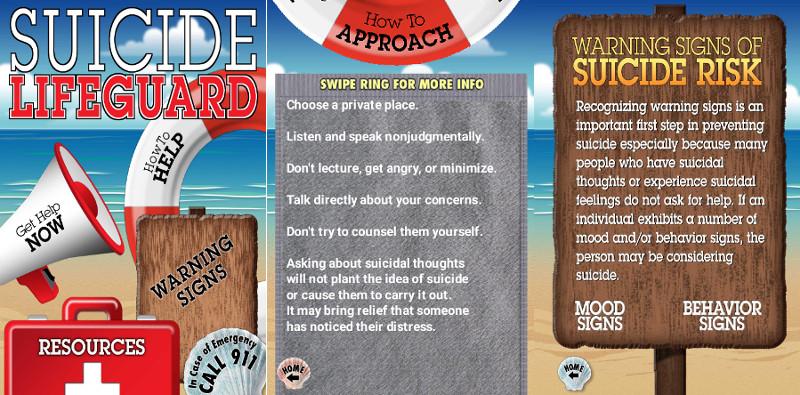 Suicide Lifeguard App