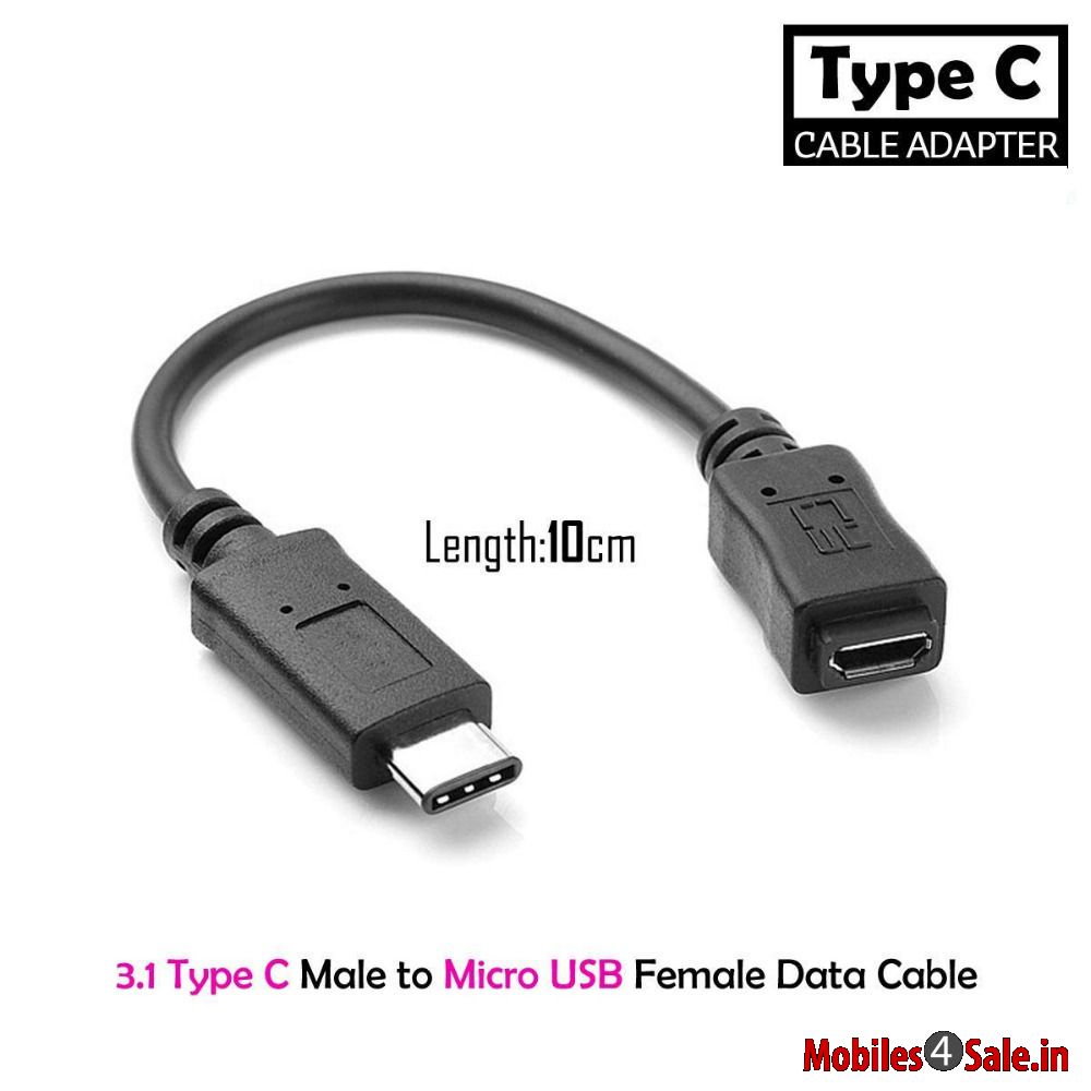 Type C Male Connector To Micro Usb 2 0